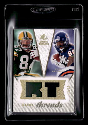 2008 SP Rookie Threads Jordy Nelson / Earl Bennett Dual Threads Patch 35 #/35
