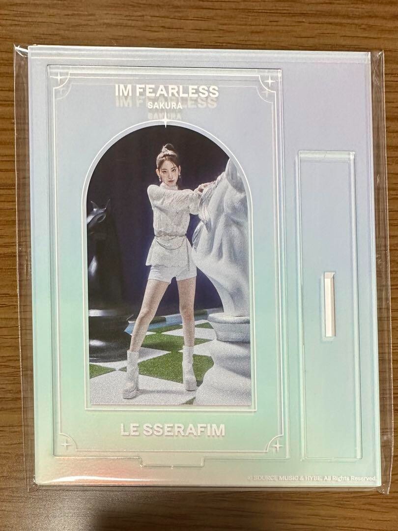 LE SSERAFIM Sakura Shibuya POP UP STORE LTD Official Acrylic Stand