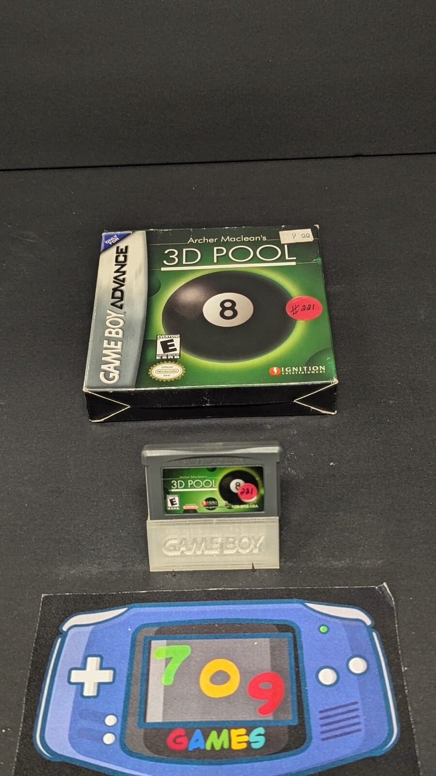 Archer MacLean's 3D Pool (Nintendo Game Boy Advance) GBA IN BOX BOXED