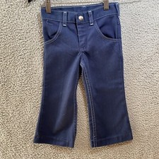 VTG Kids Wrangler Western Jeans Dark Wash 21x12