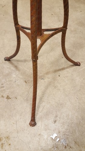 Antique/Vintage "Chautauqua " Extendable Brass Floor Oil Lamp - Picture 5 of 12