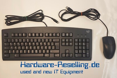 SGI Silicon Graphics Tastatur Klingon DE QWERTZ 062-0047-001 Maus M-UD43