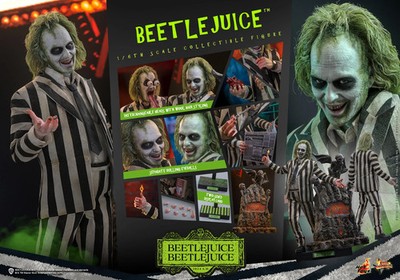 Hot Toys 1/6 Scale Figure BEETLEJUICE Michael Keaton MMS767 New & In Stock!