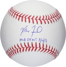 Max Fried Braves Signed Baseball with 