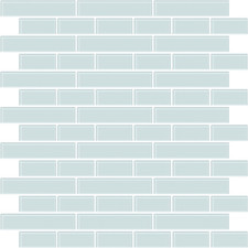 Inhome Sea Glass Peel and Stick Backsplash Tiles, Blue, 10.5 in X 10.5 In