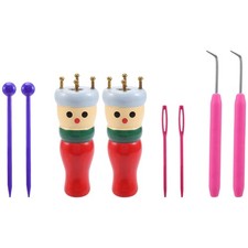French Knitter Tool 2 Pack, Wooden Knitting  ...