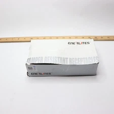 (10-Pk) Enerlites Tamper-Resistant Decorator Electrical Wall Outlet White 125V