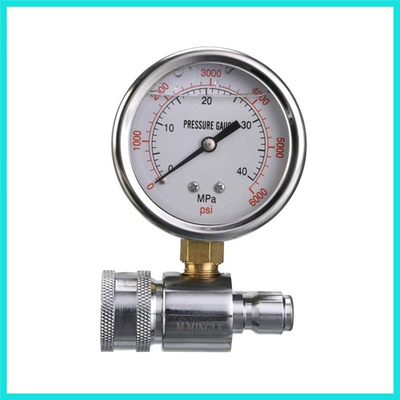 #ad Pressure Washer Gauge Kit 3 8 Inch Quick Connect 6000 PSI $37.95