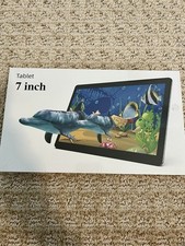 Black 7 inch Android 14 Tablet 8GB RAM 32GB R...