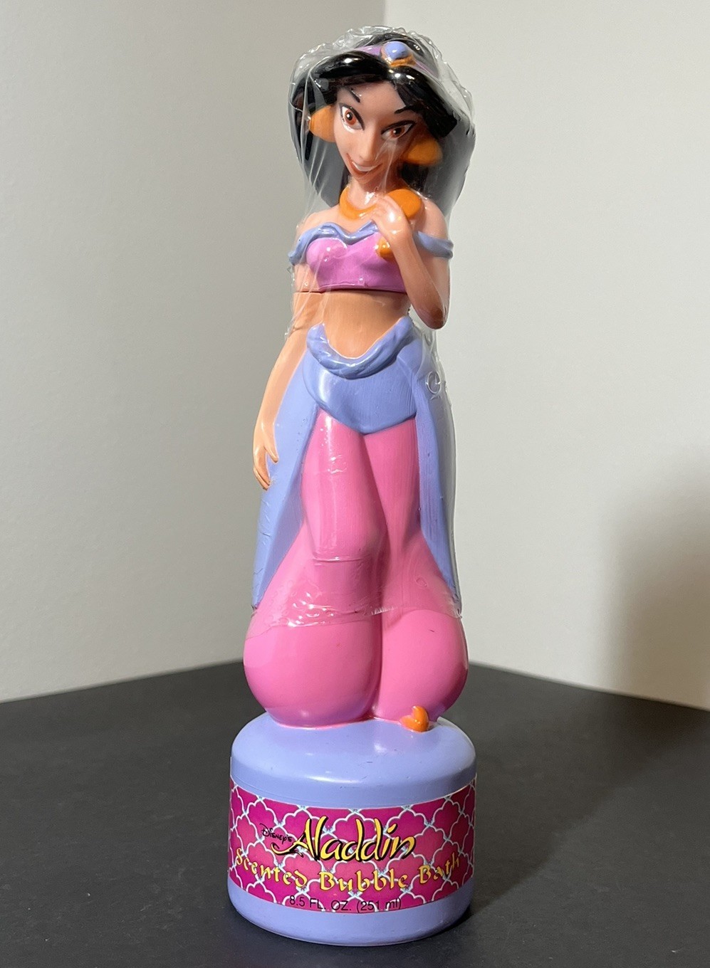 DISNEY Princess Jasmine ALADDIN Scented Bubble Bath Bottle V