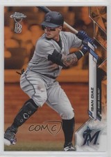 2020 Topps Chrome Ben Baller Edition Orange Refractor 4/25 Isan Diaz #170 7m3
