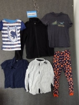 Assorted Brands Boys 6-Pack 5 Tops + Pajama Bottoms Size 7-8