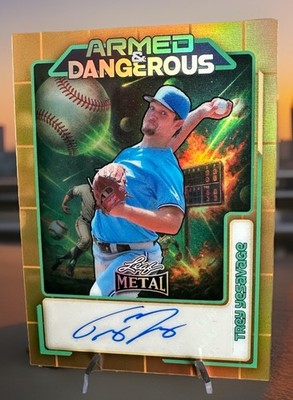 2026 Leaf Metal Baseball TREY YESAVAGE Blue Jays Gold Autograph Auto 1/1