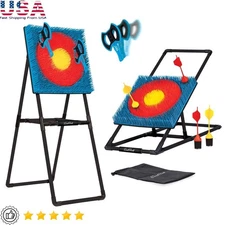 2in1 Outdoor Axe Throwing & Lawn Dart Game Set Target Fun Family & Friends New