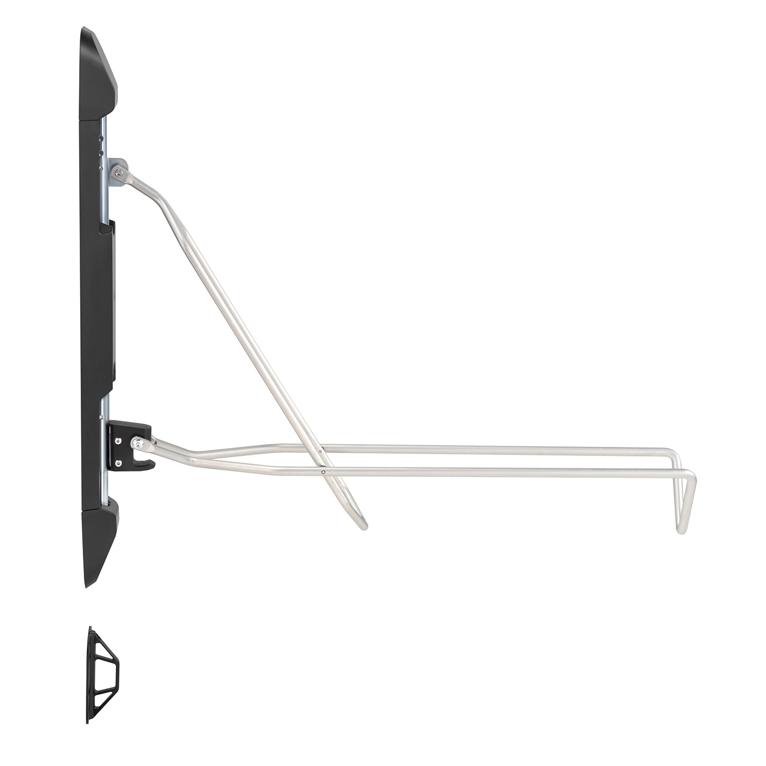Support vélo mural pivotant à 60 degrés gain de place de 35kg - 4