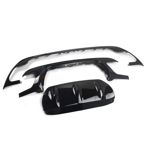 FOR RANGE ROVER VELAR REAR BUMPER DIFFUSER LIP R DYNAMIC LOOK BODYKIT BLACK - Picture 15 of 15