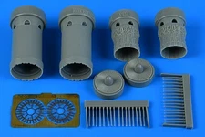 AHM-7380 Aires Hobby 1/72 F15E Strike Eagle Exhaust Nozzles For RVL