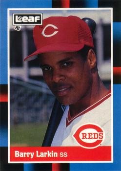 Barry Larkin #226 1988 Leaf card