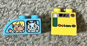 LEGO Duplo Lot Printed Pieces Presents Mice Hay Flowers Clock Octan Gas 10849