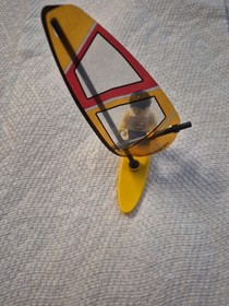 Lego Wind Surfer  with Surfboard & Sail, Lego City Set 4644 Male Surfer  2011