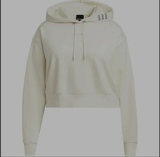 Adidas Ivy Park Terry Off White Hoodie Size Medium
