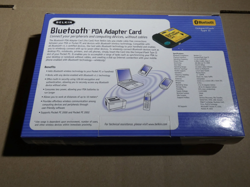 Belkin Bluetooth PDA CompactFlash Adapter F8T020 - Picture 2 of 7