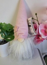 Rosa Deko Wichtel mit Blümchen | Frühlingsdeko | NEU