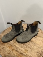 Stivali slip-on Blundstone bambino grigio rustico Chelsea taglia 3 donna 5,5 "