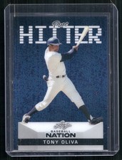2025 Leaf Baseball Nation #PB-28 Tony Oliva Pure Hitters #/6