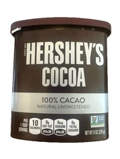 Hershey's Unsweetened 8 oz Cocoa Container