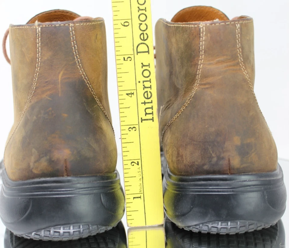 Dr. Botas Chukka Comfort Para Hombre 11.5W Cuero Marrón Con Cordones Vietnam Foto 4 de 4