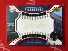 2007 Upper Deck Sweet Spot Classic Signatures Ink Jim Rice Auto 01/25 Boston Red