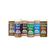 Big Cock Ranch Big 6 Sampler Pack of 6 Seasonings with 1 each of Bull, Specia..