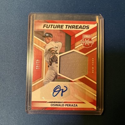 2022 Panini Elite Extra Edition - Future Threads Signatures Oswald Peraza...