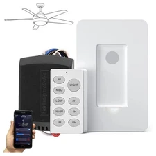 Universal Smart Wi-Fi Ceiling Fan Remote Control Kit, Fan Speed Timming and L...