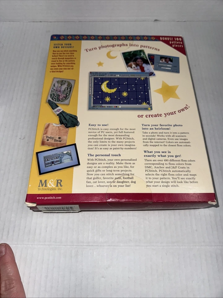 PC Stitch Cross-Stitch Pattern Design Software Version 5 New Sealed - Image 2 of 4