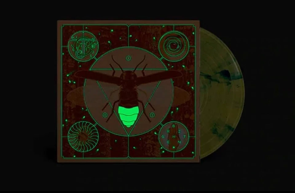 JERRY CANTRELL LP - Brighten CLEAR GREEN MARBLE VINYL ALICE IN CHAINS LMTD /400  - Image 2 of 2