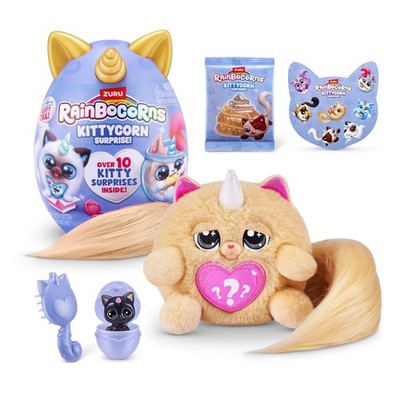 Plüsch-Sammeltier Rainbocorns Kittycorn Surprise Serie 3, bunt, weich