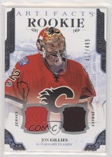 2017 Upper Deck Artifacts Rookies Silver Materials 417/499 Jon Gillies #167 1jh