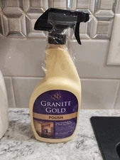 GRANITE GOLD Granite Marble Natural Stone POLISH Safe for Food Prep 24oz GG0033