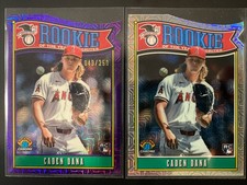 2025 Bowman Chrome CADEN DANA ROTY Favorites Purple/250 & Base Card (RC) Mint