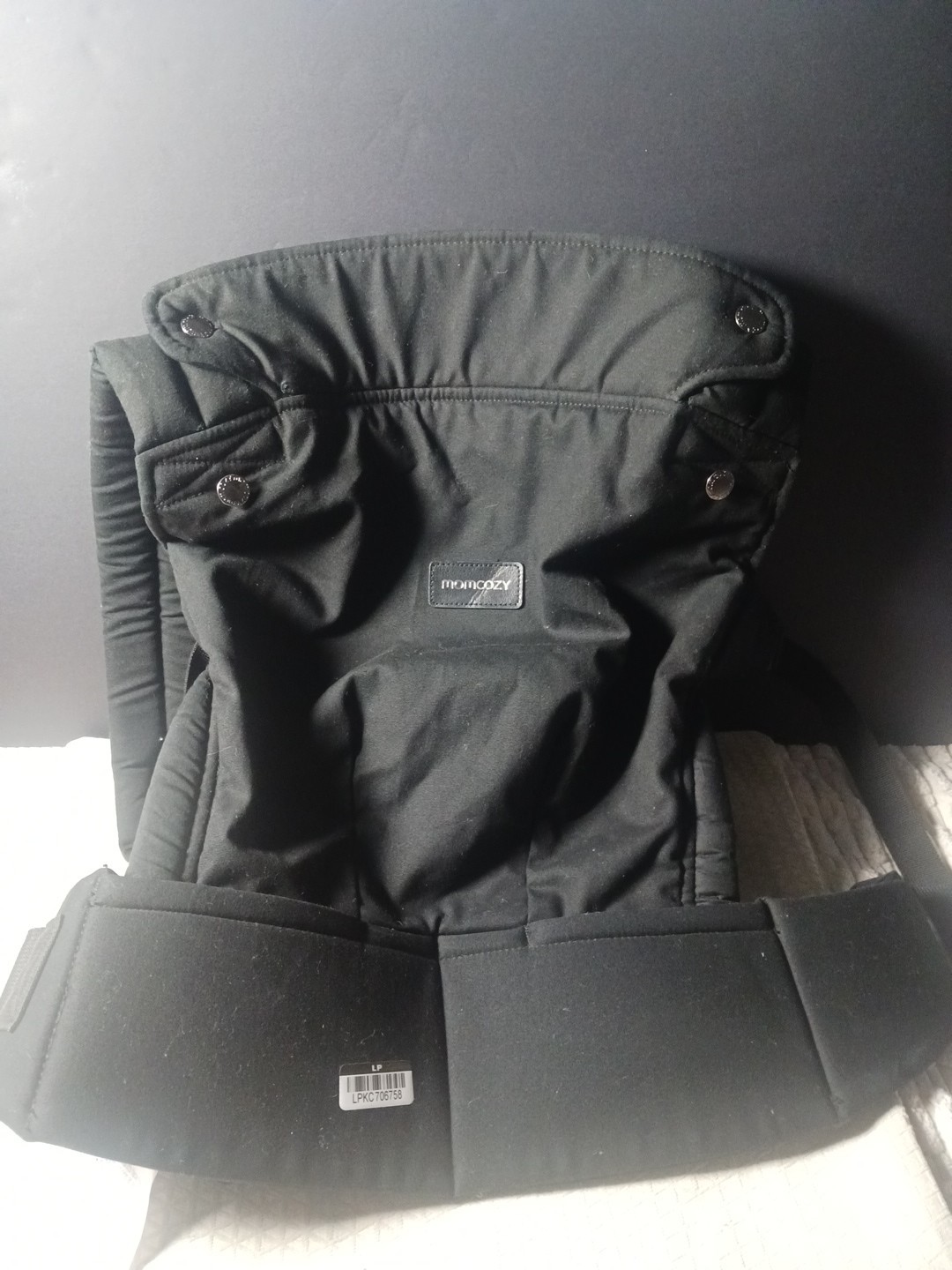 Momcozy Ergonomic Cotton Baby Carrier Black