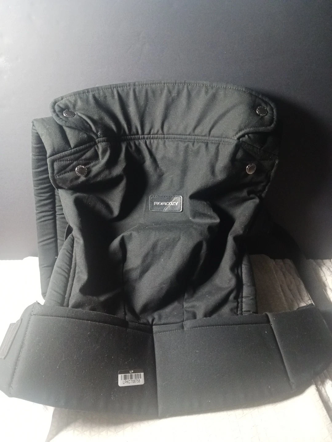 Momcozy Baby Carrier Ergonomic Cozy and Lightweight for 7-45 lbs, Cotton Black