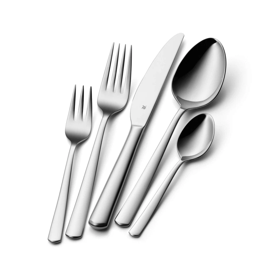 Wmf Boston 30 Piece Cutlery Set For 6 Stainless Steel Flatware Kitchen Set - Image 3 of 4