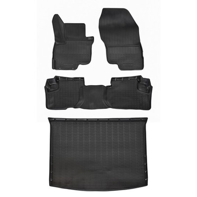 Gummimatten Kofferraumwanne Set Für Mitsubishi Eclipse Cross PHEV Ab 2021