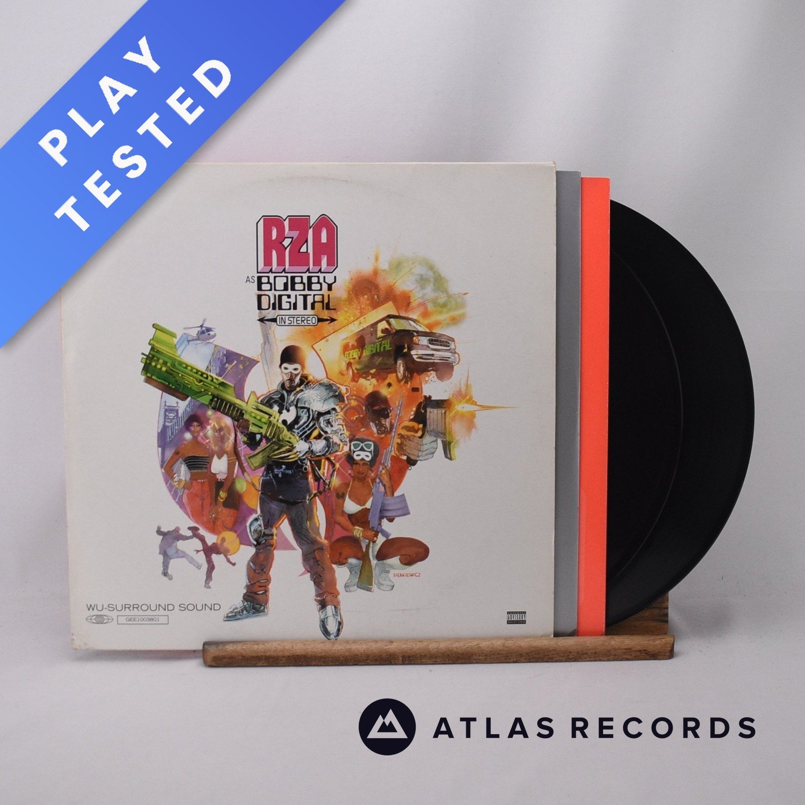 RZA Bobby Digital in Stereo 2 x LP Album Vinyl Record GEE1003801 - EX/VG+