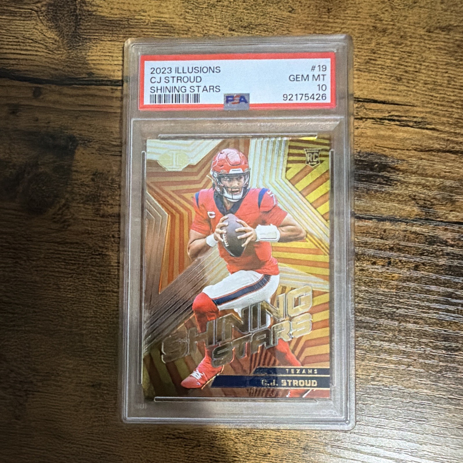 CJ Stroud Panini Illusions Shining Stars #19 Base