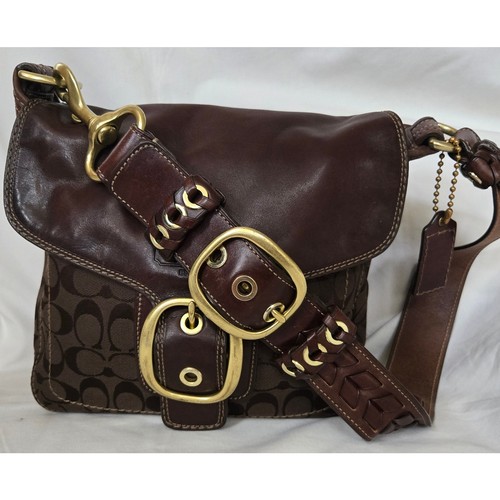 Vintage Coach Signature Bleecker Legacy Flap 11434 Br… - Gem
