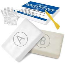 Epoxy Putty, 12Oz/340G White Epoxy Sculpt Clay Fix Leaks, Cracks, Filling, Multi