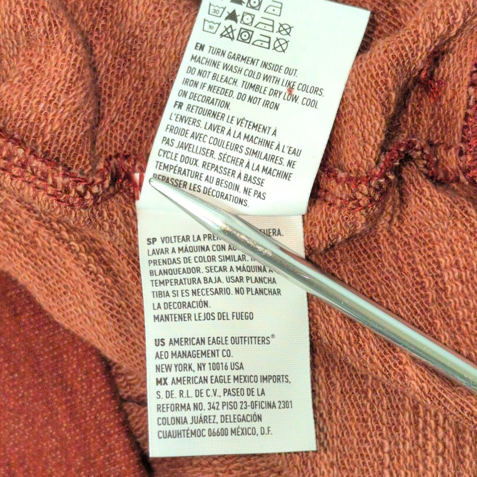 American Eagle Outfitters Small Split Back Knit T… - image 6